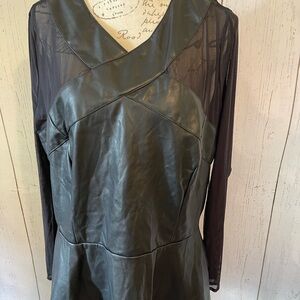 Ashley Stewart peplum blouse